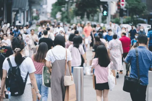 Asian crowd